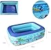 Aufblasbarer Pool, Aufblasbares Planschbecken, Schwimmbecken,Aufblasbare Pool,2 Rollen 100 x 70 cm Höhe 28 cm Swimmingpool,Tragbare Badewanne