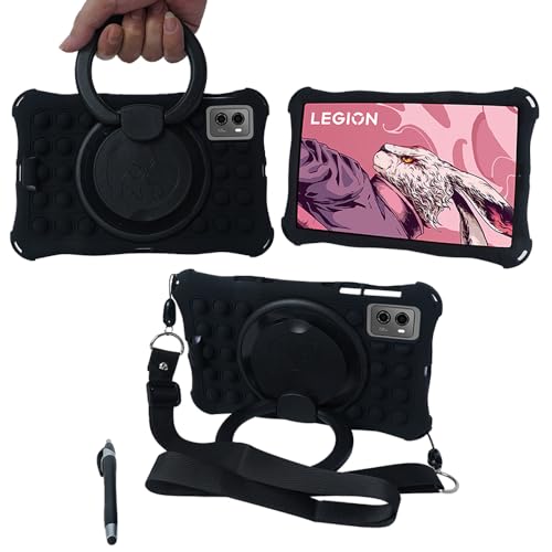LANHOMEX 2023�N������For Lenovo Legion Y700�P�[�X8.8�C���`TB-320F�P�[�X | �_�炩���V���R�����J�o�[�ł�,�i���R������C�y���t�A�y���z���_�[�j�C�X�^���h�@�\�ł��C�ϏՌ����C�S�ʕی�(�u���b�N2)
