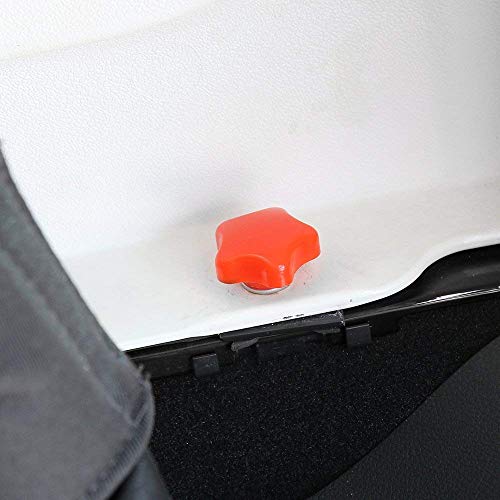 Jecar 6 Red Hardtop Quick Removal Bolts Thumb Screws For Jeep Wrangler 2007-2021 Jk Jl Sports Sahara Freedom Rubicon X 2/4 Door Accessories, Red #TOP4