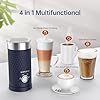 SIMPLETASTE Electric Milk Frother, Automatic Frother and Milk Steamer, 4-in-1 Electric Milk Steamer, Hot and Cold Foam Maker for Coffee, Cappuccinos, Macchiato, Latte