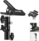 Neewer Photo Studio Heavy Duty Metal Clamp Holder and Cold Shoe Adapter for Clamping Reflector or Mo