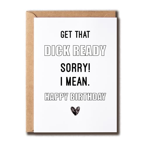 NSLDesigns Get That Dick ReadyJ[h - ʔLOJ[h - ȃO[eBOJ[h - j̎qƏ̎q̂߂̃J[h - o[Xf[J[h