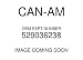 Can-Am Reteneur Drive Driven Pulley Holder 529036238 New Oem