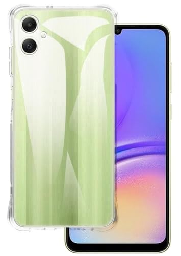 Image of BOXXO Flexible Back Cover for Samsung Galaxy A06 | Back Cover Transparent Clear Shockproof Case Four Corner Protection | Slim Protective Mobile Phone Cover for Samsung Galaxy A06