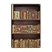 Hushuoni Book Nook vintage półka retro vintage metalowy blaszany znak zabawna dekoracja ścienna do baru, restauracji, kawiarni pubów, 15 x 20 cm