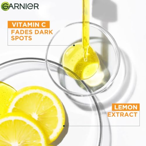 Image of Garnier skin naturals serum sheet mask bright complete vitamin-c,28g (item of pcs-3) 84g | 28g per piece, 84g total