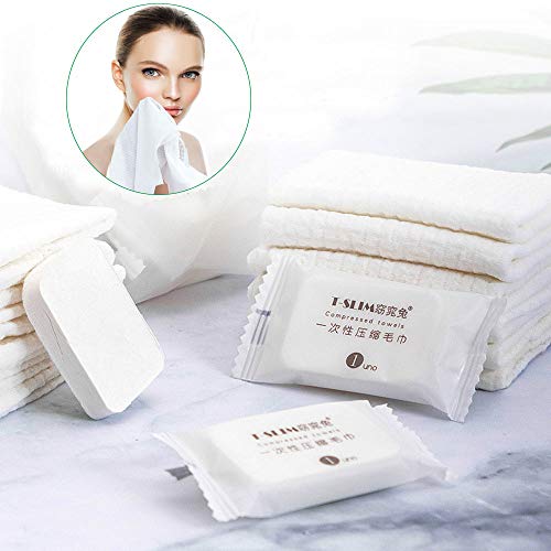 LeyJin Compressed Towels（30 Counts）, Reusable Soft Washcloth for Face,Hand Wipe,10” x 12” Compressed Towel for Travel Camping Hiking Home Salon