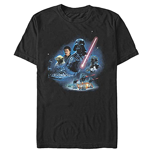 T-shirt Star Wars homme Empire Strikes Back haut imprimé de film