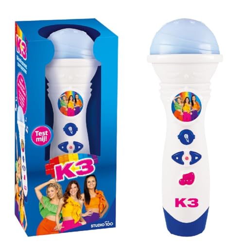 Microphone jouet K3 Studio 100 : stimulez la confiance de votre enfant en chantant