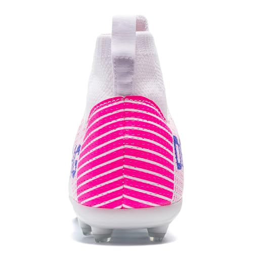 Image of Youth Soccer Cleats Mens Training Football Cleats Lightweight Womens High-top Soccer Shoes AG, Tacos de Futbol para Hombre