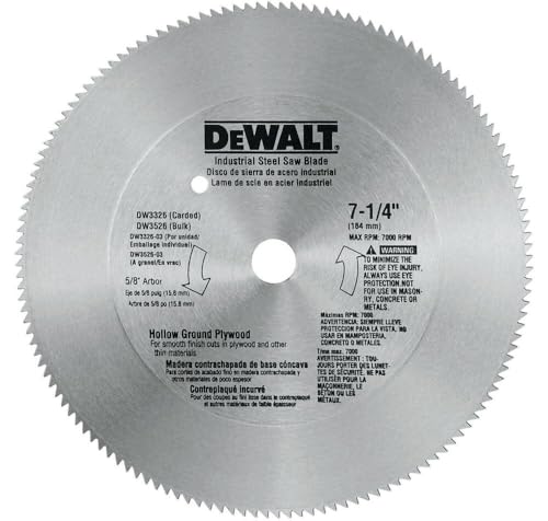 DEWALT 7-1/4 Inch 40-Tooth Combination Blade