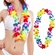 12 Stück Hawaii Ketten Blumen, Hawaiianische Deko Girlanden, Poolparty Dekorieren Halskette, Bunte Blumenketten Hawaii, für Kinder Erwachsene Strand Tropisch Geburtstag Party Kostüm Accessoires