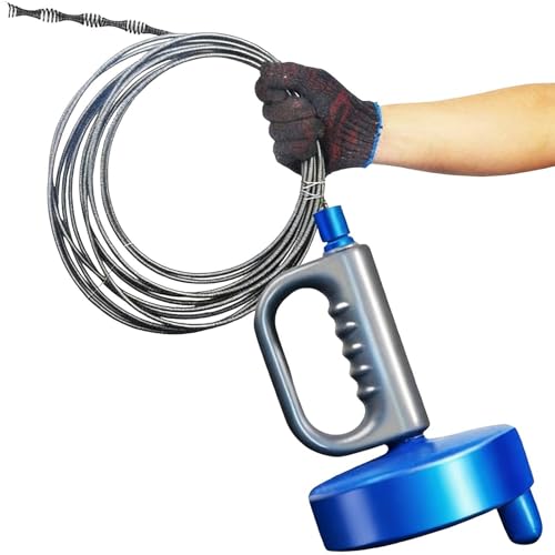 Furet de plomberie pour déboucher une canalisation bouchée de salle de bain rapidement