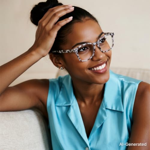 Image of VISOONE Blue Light Blocking Glasses Square with Anti Computer Glare for Gaming Women and Men MONTANA