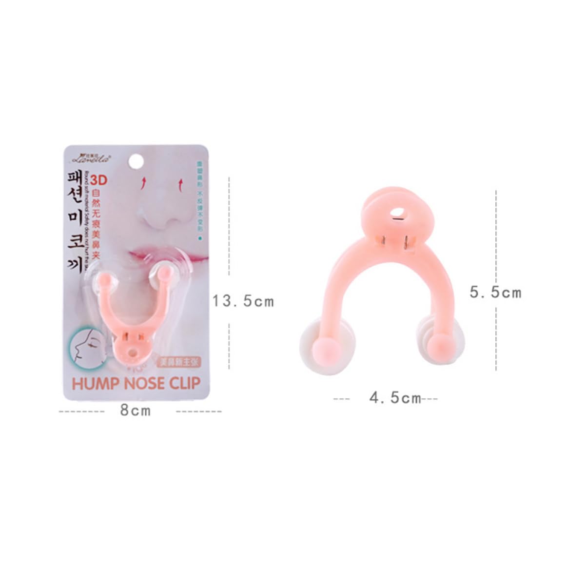 TOVINANNA 3pc Hump Nose Clip Nose Lifting Tool Bridge Corrector for Women Men Shaper Lifter Clip Random