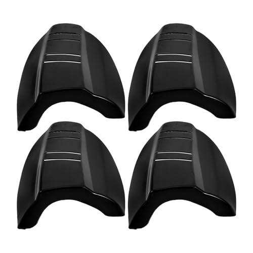 Kisangel Protectores Laterales para Gafas de Seguridad Pequeños Negros 4 Piezas Accesorios Robustos para Protección Ocular Lateral Ideales para Uso Laboral E Industrial