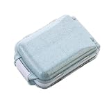 FVCTGHZ 2 Pezzi Mini portapillole Portatile Kit Medico Scatola for Pillole vitaminiche Scatola di stoccaggio Contenitore for Pillole Forniture for Viaggi Sanitari(Blue)