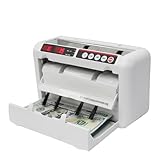 Ymnogjie Macchina Conta Banconote,900 Banconote al Minuto,Display LCD,Macchina Conta Soldi Professionale con Rilevamento Falsi UV/MG/IR/DD