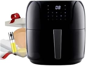 قلاية هوائية 7.5 لتر 1800 وات R-0539 بحلتين مع علبة هدايا من رافال