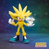 Sonic The Hedgehog Kolekcja figurek przegubowych 10 cm (wybierz figurkę) (super srebro z białym szmaragdem)