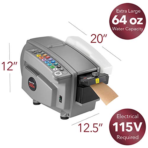 Image of Better Packages BP555eS Water Activated Electronic Tape Dispenser + 1 Case of Tape