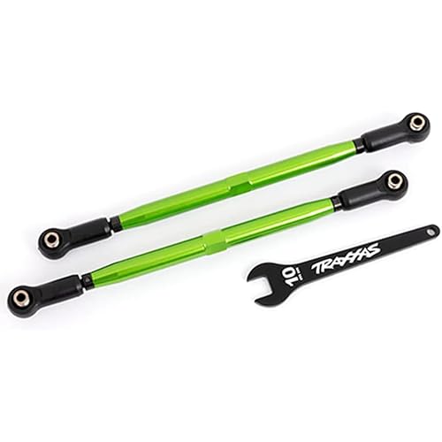 Traxxas 7897G Green Anodized Toe Links, 7075-T6 Alum (2): X-Maxx WideMaxx Kit