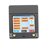 Mini osciloscopio digital puede ahorrar 24 grupos de parámetros preestablecidos, guardar y forma de onda recuerdo convenientemente