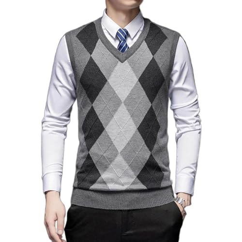 Pull en tricot épais et décontracté pour homme idéal au bureau en hiver