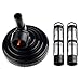 Lime2018 12pcs(6 Sets) Dual Row 3 Position Screw Terminal Strip 600V 25A + 400V 25A 3 Position Black Pre Insulated Terminal Barrier Strip