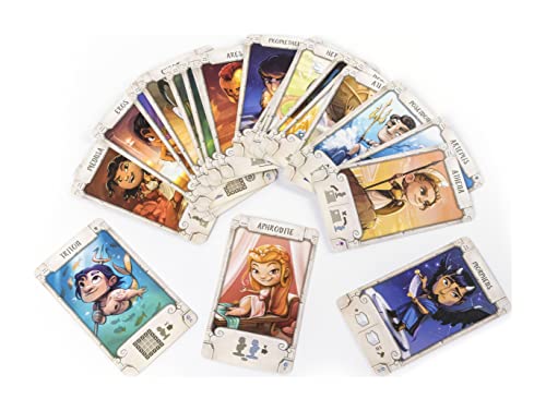 Santorini, Strategy Family Board Game 2-4 Players Classic Fun Building Greek Mythology Card Game, For Kids And Adults Ages 8 And Up #TOP2