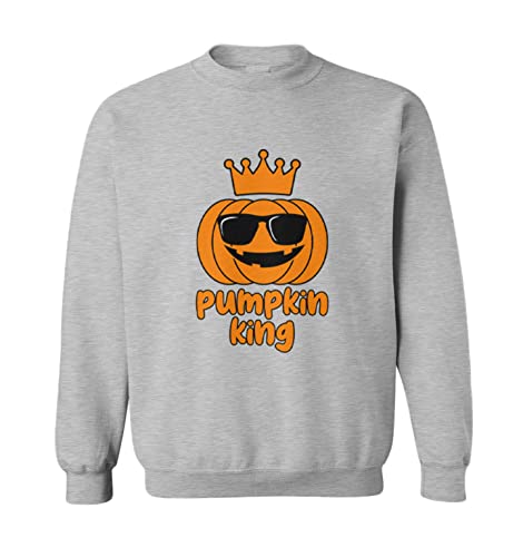 Pumpkin King - Jack O Lantern Toddler Fleece Crewneck Sweater