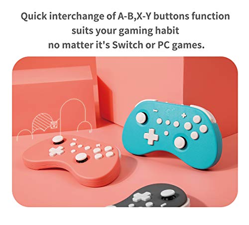 Gulikit Elves Pro Wireless Controller For Switch/Pc/Windows/Android/Ios, Switch Bluetooth Gamepad With Auto Pilot Gaming, Supports 6-Axis Gyro （Jade） #TOP6