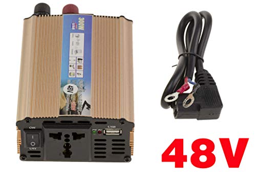 Inversor de corriente 48V a 220V para evitar apagones conectando equipos de hasta 300W 2