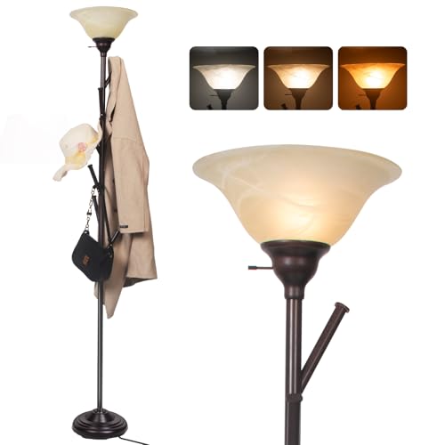 Lampe haute debout avec portemanteau pour sublimer votre entrée
