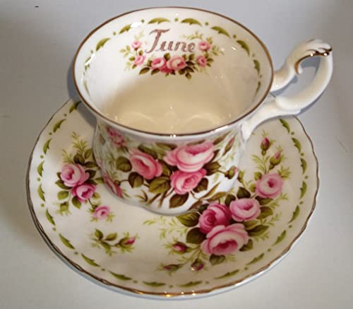 Tazza da collezione, Royal Albert/giugno / set da 2 pezzi / originale/Bone China /