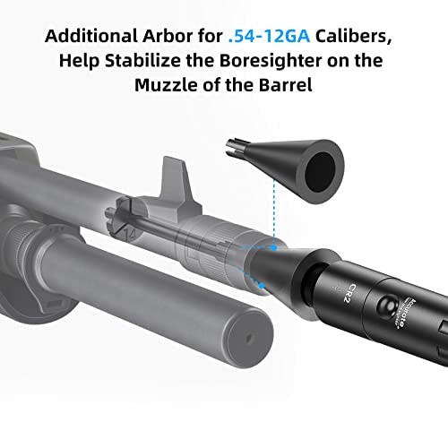 EZshoot Bore Sight Kit Bright Green Dot Laser BoreSighter For Hunting