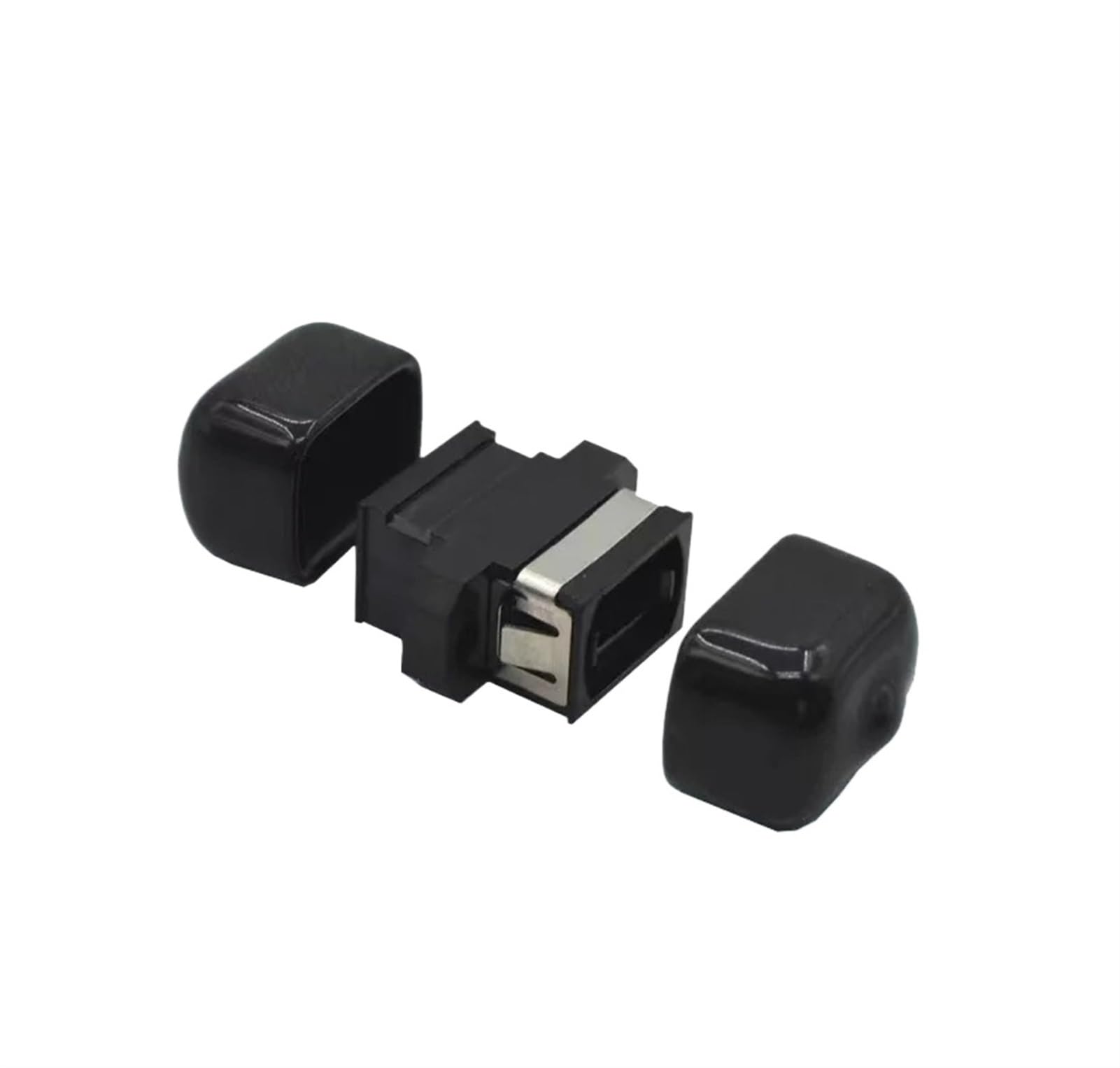 Acoplador de Fibra MPO-MPO de 5 Piezas, Adaptador de Fibra MPO-MT, Cabezal de Conector, Cable Puente de Fibra MPO, Brida de Conector de Fibra Universal(MPO-MPO 12 Core)