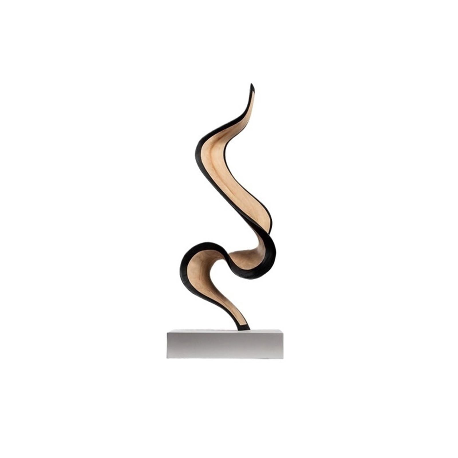zhuyanbo007 Desk Statue, Office Study Wood Carving Handicrafts Decorations Creative Abstract Sculptures Ornaments