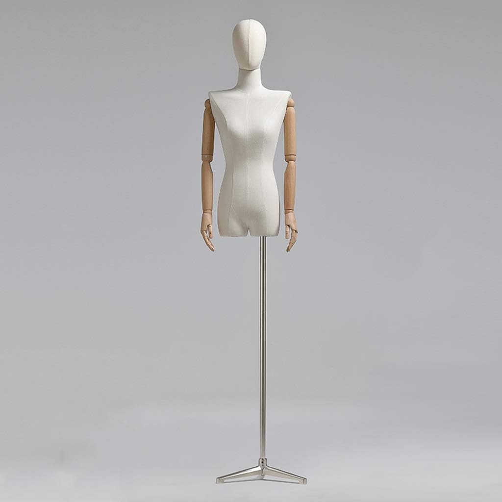 マネキンの胴体 女性テーラーダミー女性モデルメタルベースに高さ調節可能 1cm 210cm B Color ドレスフォーム ドレスメーカーダミースタンドバストディスプレイラック ラッピング 1cm 210cm