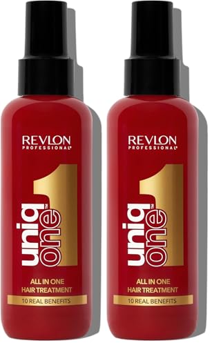 Revlon Professional UniqOne, Masque en Spray Sans Rinçage (150 ml), Soin Cheveux Nourrissant et Réparateur, Formule Vegan, Tous Types de Cheveux, Classique...