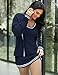 TQD Tennis Dress for Women Athletic Striped Knitted Sweater Tank Mini Active Casual Club Golf Dresses 2025 Trendy(Navy,M)