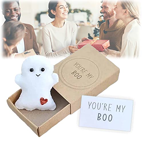 Süßes Geister-Streichholzschachtel-Geschenk, Taschenumarmung mit Karten - „You're My Boo“-Karte, Halloween-Dekorationsgeschenk, romantischer süßer Geist für ihn (Du bist Mein Boo) Cover