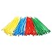 MECCANIXITY 400pcs 1/8 x 4 Inch Cable Zip Ties Long Nylon Cable Ties Self-Locking Tie Wraps for Wire Management, 4 Color