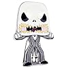 Funko Pop! Large Enamel Pin DISNEY: the Nightmare Before Christmas - Jack Skellington - Disney: the Nightmare Before Christmas Enamel Pins - Cute Collectable Novelty Brooch & Bags #1