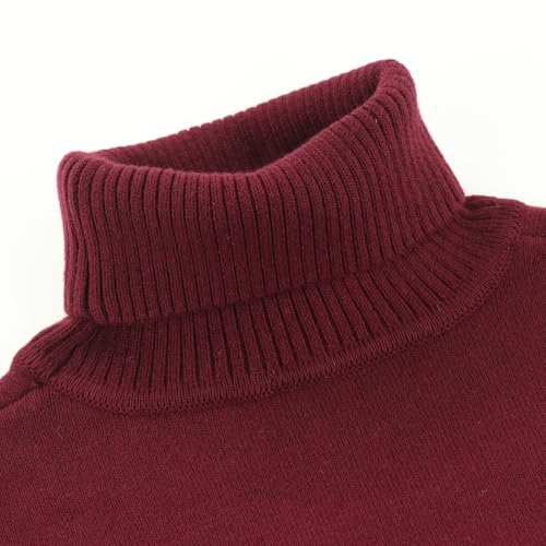 Kids Turtleneck Sweaters Pullover Kids Toddler Long Sleeve Lapel Sweater Cotton Boys and Girls 3-10 Years2