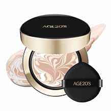 [Vegan] AGE20S Signature Essence Pact | Pack of 1 | 15C PEARL | Korean Cushion Foundation | Cream Foundation, Dewy & Glow Finish, Natural Coverage, SPF 50+