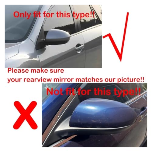 Boîtiers rétroviseur Mazda 6 2009-2011 coque de rechange extérieure type B - 2