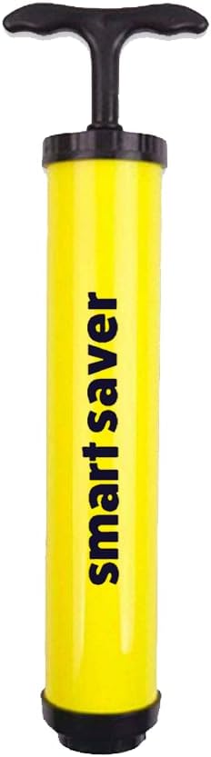 Smart Saver Portable Vacuum Air Hand Pump for Compressed Vacuum Space Saver Storage Bags - Small Manual Pump for Home & Travel use