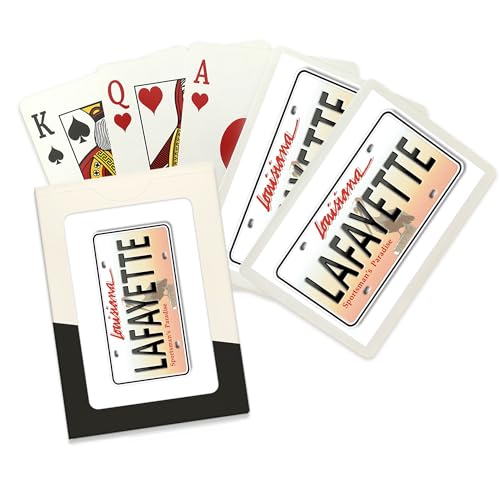Juego de 52 naipes tamaño póker Lafayette Louisiana