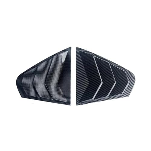 Couvercle becquet latéral pour VW Golf 6 en carbone brillant de 2012 à 2018